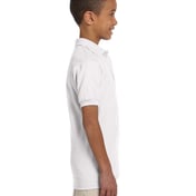 Side view of Youth SpotShield™ Jersey Polo