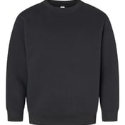 Front view of Youth Elevated Fleece Crewneck Sweatshirt