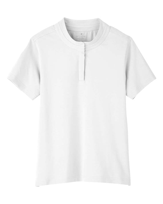 Front view of Women’s Lakeshore Stretch Cotton Performance Polo