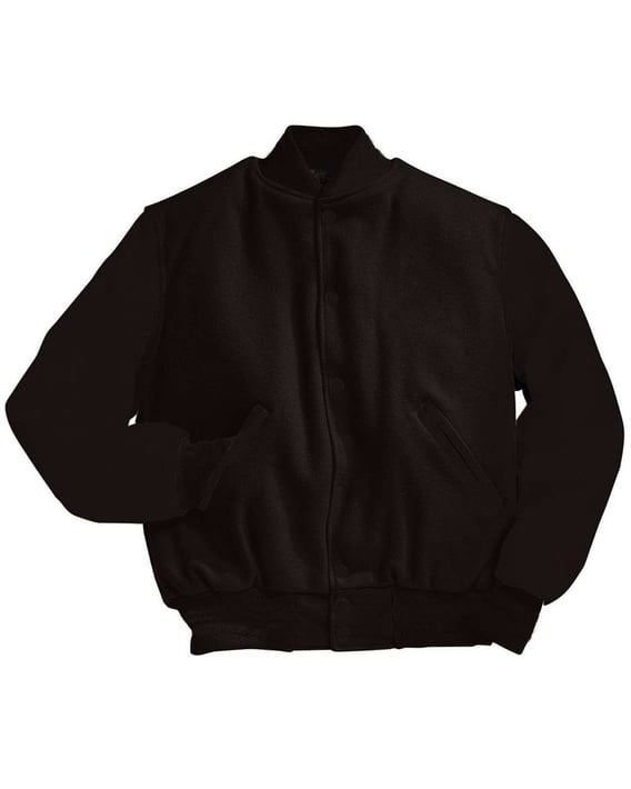 Front view of Varsity Wool Jacket