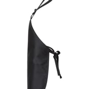 Side view of Full-Length Apron With Pouch Pocket