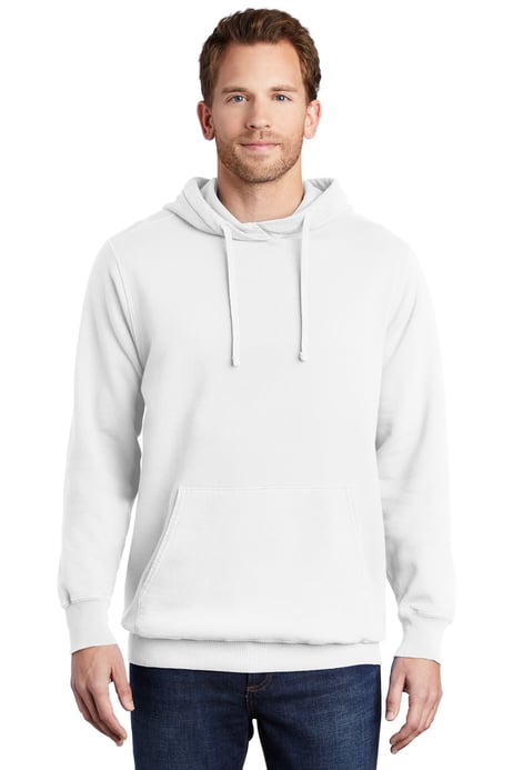 Front view of Beach Wash&reg; Garment-Dyed Pullover Hooded Sweatshirt