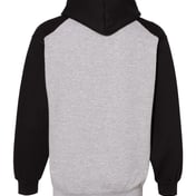 Back view of Sport Athletic Fleece Hooded Sweatshirt