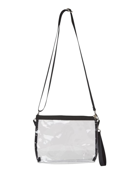 Front view of Classic Clear Stadium Purse/Handbag