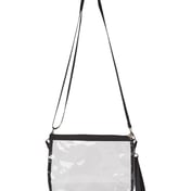 Front view of Classic Clear Stadium Purse/Handbag