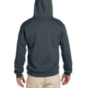 Back view of Adult Super Sweats® NuBlend® Fleece Pullover Hooded Sweatshirt