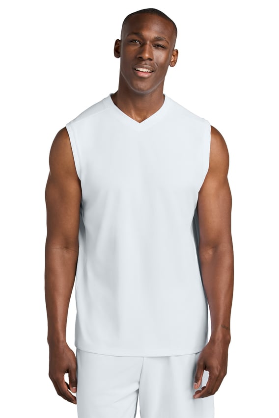 Front view of Club Sleeveless V-Neck