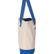 Side view of 19L Zippered Tote