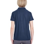 Back view of Ladies’ Cool & Dry Box Jacquard Performance Polo