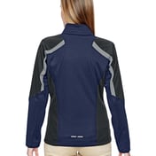 Back view of Ladies’ Strike Colorblock Fleece Jacket