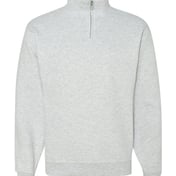 Front view of Nublend® Cadet Collar Quarter-Zip Sweatshirt