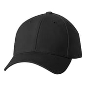 Front view of Heavy Brushed Twill Structured Cap