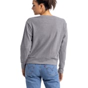 Back view of Ladies’ Laguna Sueded Sweatshirt