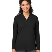 Front view of Women’s Raleigh Shawl Collar Knit Top