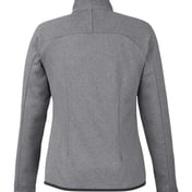 Back view of Women’s Venture Heathered Stripe Full-Zip