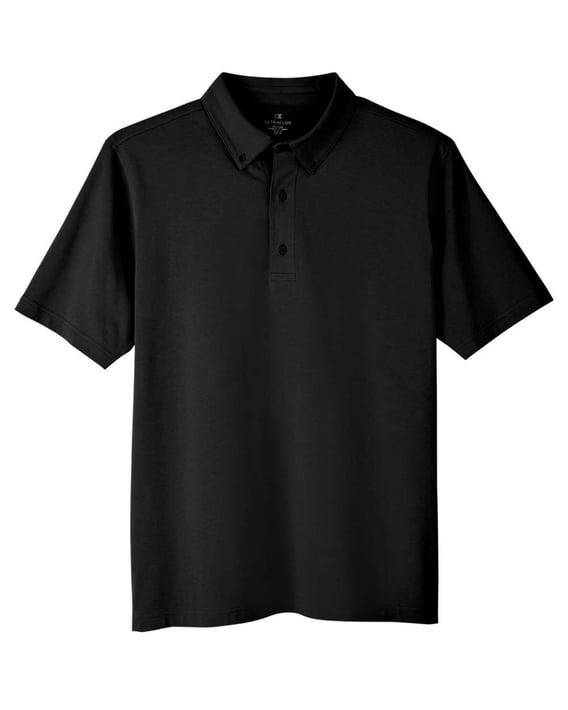 Front view of Lakeshore Stretch Cotton Performance Polo