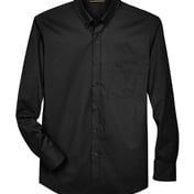 Front view of Tall Operate Long Sleeve Twill Dress Shirt