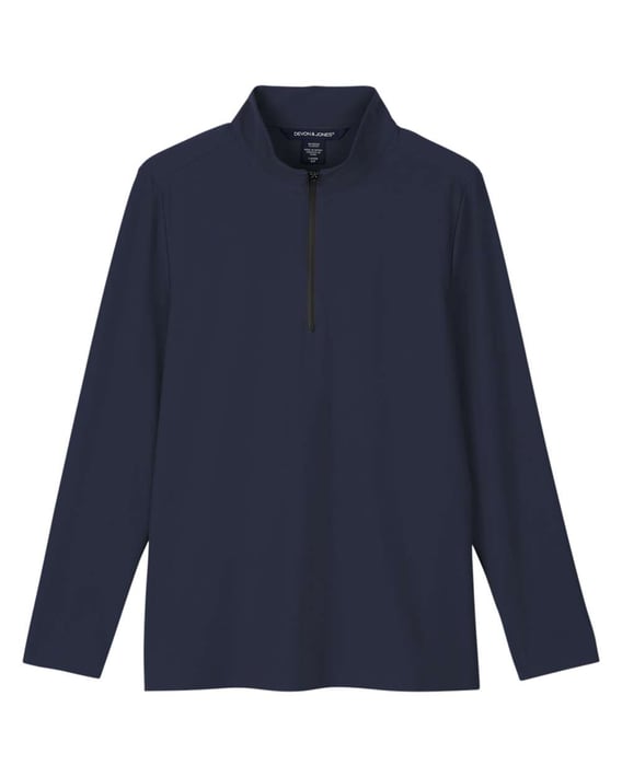 Front view of Women’s CrownLux Performance® Windsor Welded Quarter-Zip Pullover