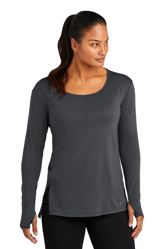 Front view of Ladies Luuma Long Sleeve Tunic