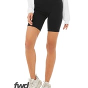 Front view of FWD Fashion Women’s High Waist Biker Shorts