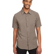 Front view of Men’s Aerobora Woven Short-Sleeve Shirt