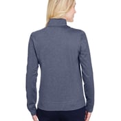 Back view of Ladies’ Navigator Heather Performance Full-Zip