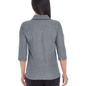 Back view of Ladies’ Pima-Tech Oxford Piqué Polo