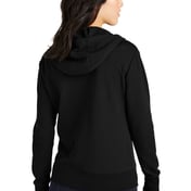 Back view of Ladies Thermal Full-Zip Hoodie