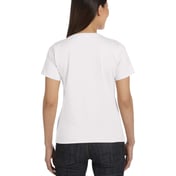 Back view of Ladies’ Premium Jersey T-Shirt