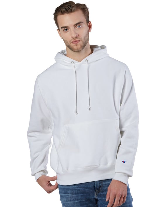 Front view of Reverse Weave® Pullover Hooded Sweatshirt