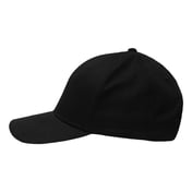Side view of Lo-Pro Solid Back Traditional Trucker Cap