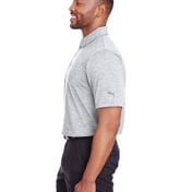 Side view of Men’s Icon Heather Polo