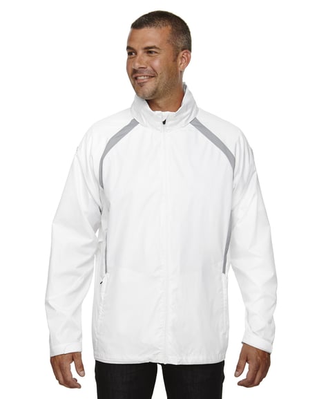 Front view of Men's Sirius Lightweight Jacket With Embossed Print