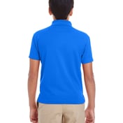 Back view of Youth Origin Performance Piqué Polo