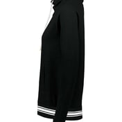 Side view of Women’s All-American Fleece Funnel Neck Sweatshirt