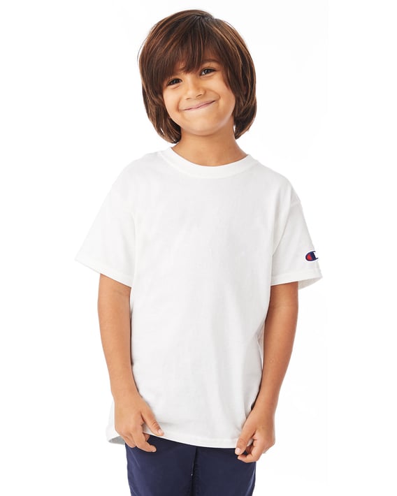 Front view of Youth 6.1 Oz. Short-Sleeve T-Shirt