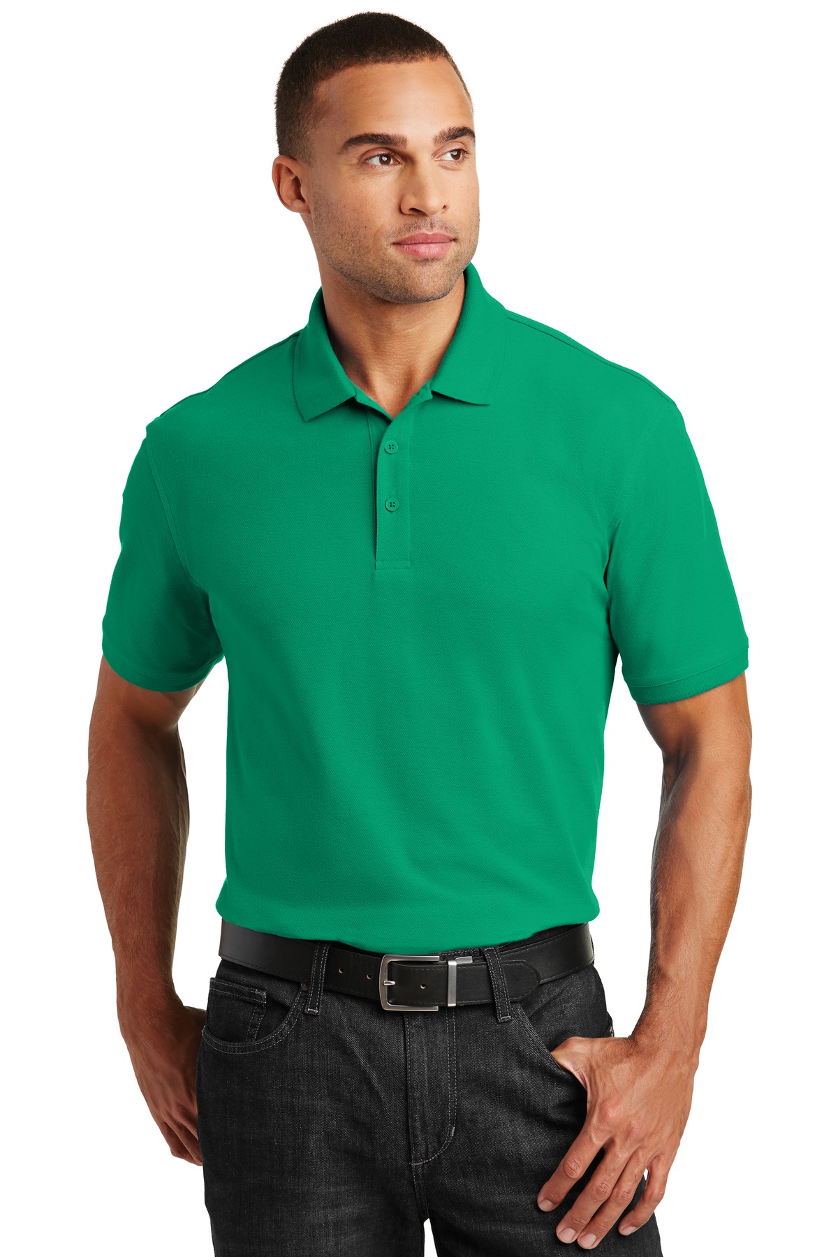 Front view of Core Classic Pique Polo