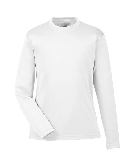Front view of Youth Zone Performance Long Sleeve T-Shirt