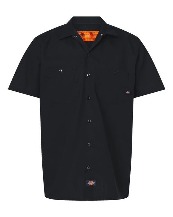 Front view of Industrial Short Sleeve Work Shirt – Tall Sizes