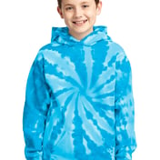 Front view of Youth Tie-Dye Pullover Hooded Sweatshirt