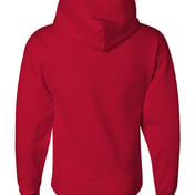 Back view of Super Sweats NuBlend® Hooded Sweatshirt