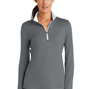 Front view of Ladies Dri-FIT Stretch 1/2-Zip Cover-Up