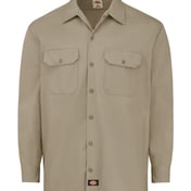 Front view of Heavyweight Cotton Long Sleeve Shirt