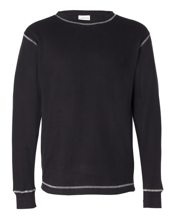 Front view of Vintage Thermal Long Sleeve T-Shirt
