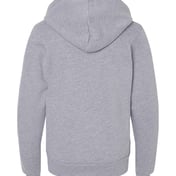 Back view of Youth Sponge Fleece Full-Zip Hoodie