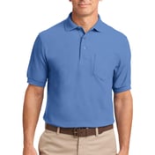 Front view of Silk Touch Polo With Pocket