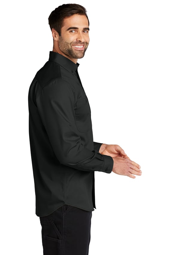 Front view of Rugged Professional Series Long Sleeve Shirt