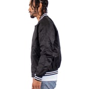 Side view of Varsity Bomber Jacket