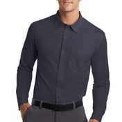 Front view of Dimension Knit Dress Shirt