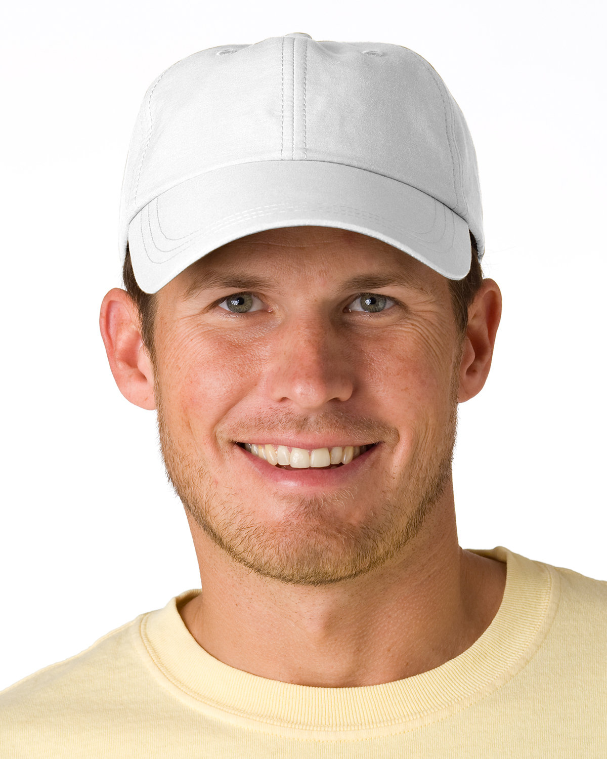Front view of 6-Panel UV Low-Profile Cap With Elongated Bill